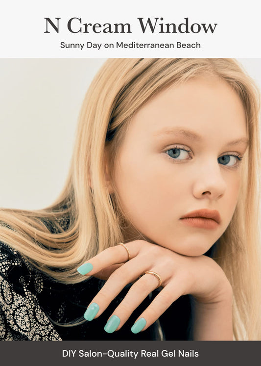 ohora close-up of semi cured gel strip texture highlighting smooth finish and easy shaping