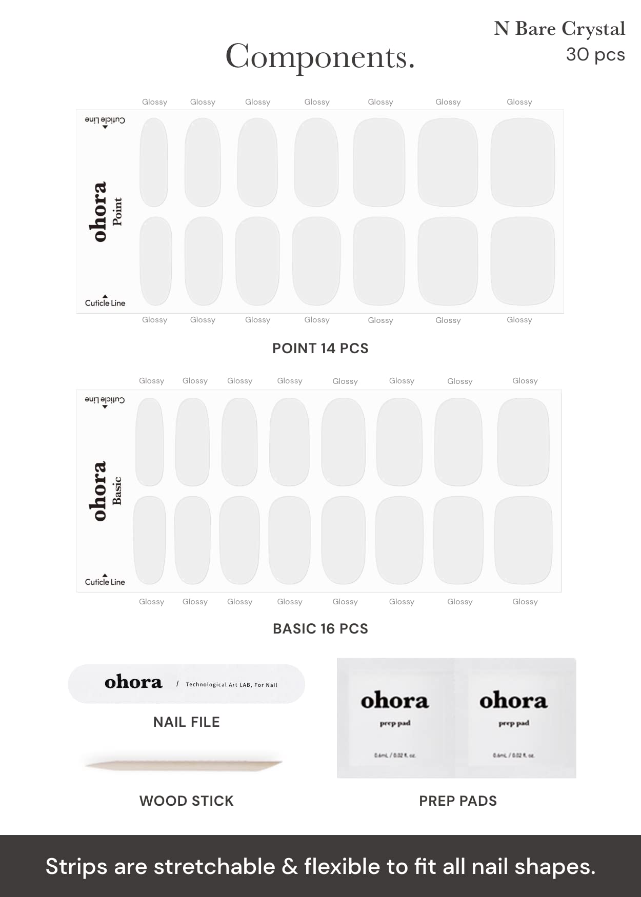 ohora cured gel close-up highlighting durable glossy top layer for chip resistance