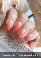 ohora cured nails top view demonstrating glossy finish and durable look benefit
