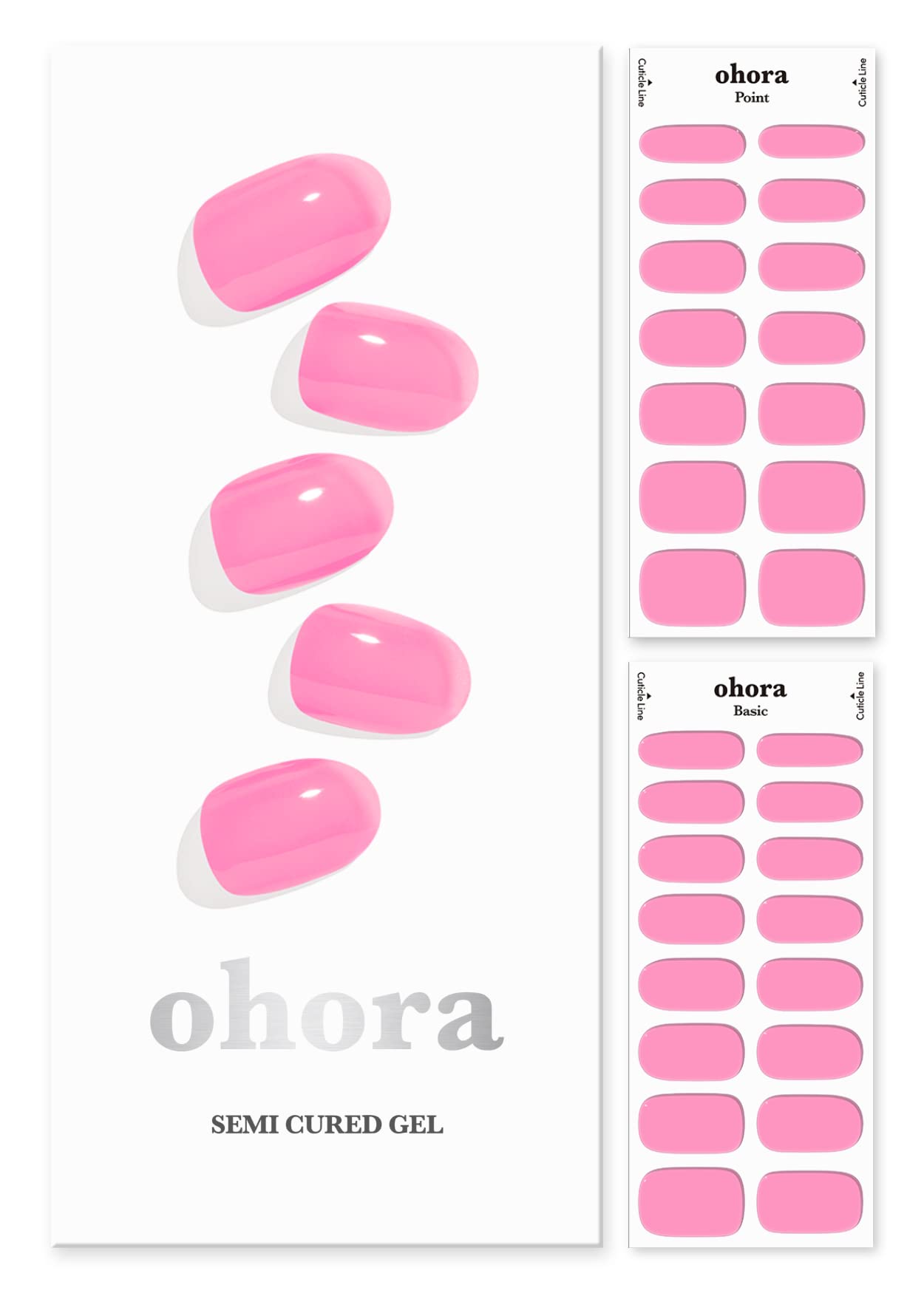 ohora front box showing kit contents and pink N Tint High-Teen shade benefit lasting salon look