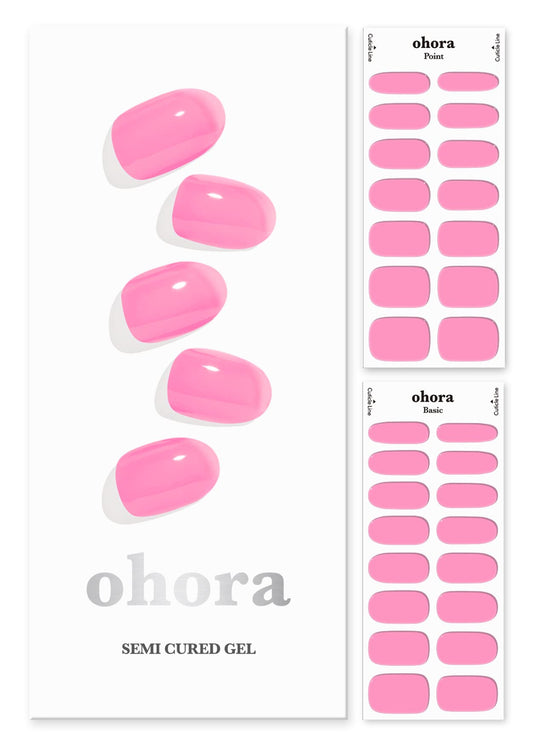 ohora front box showing kit contents and pink N Tint High-Teen shade benefit lasting salon look