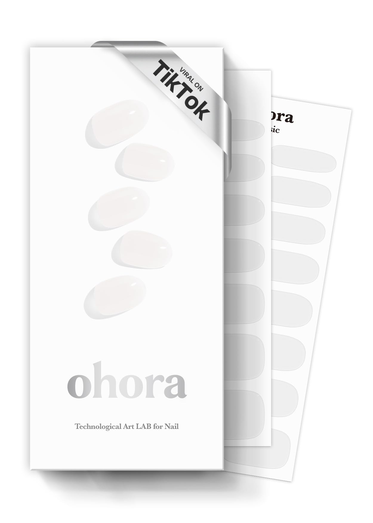 ohora front packaging showing N Bare Crystal kit and contents for easy at-home mani