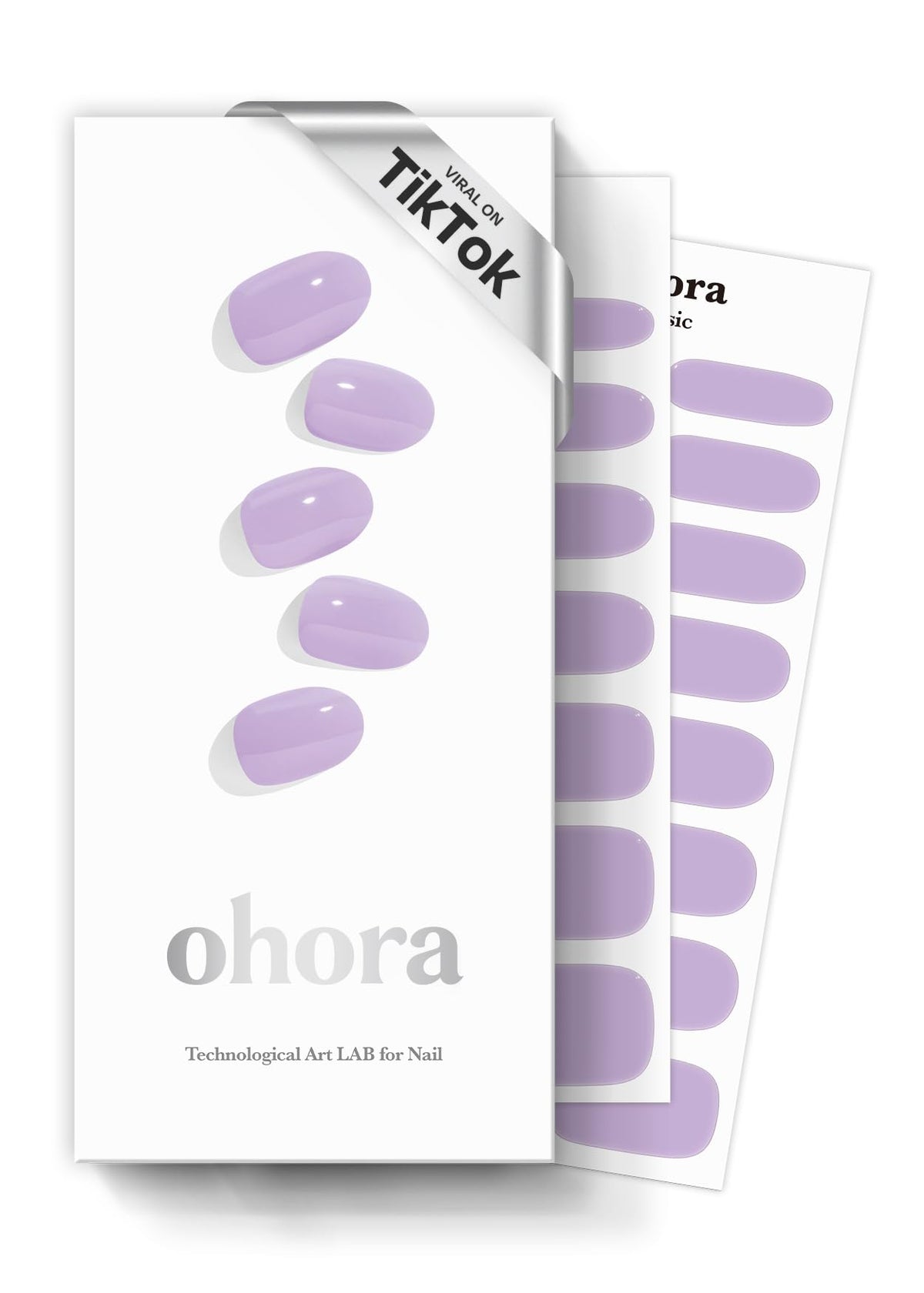 ohora front packaging showing purple N Cream Very Peri and included tools for convenience