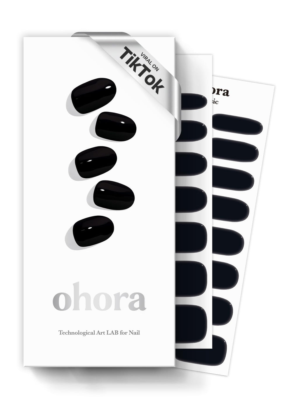 ohora front packaging showing N Onyx shade and included tools for easy starts