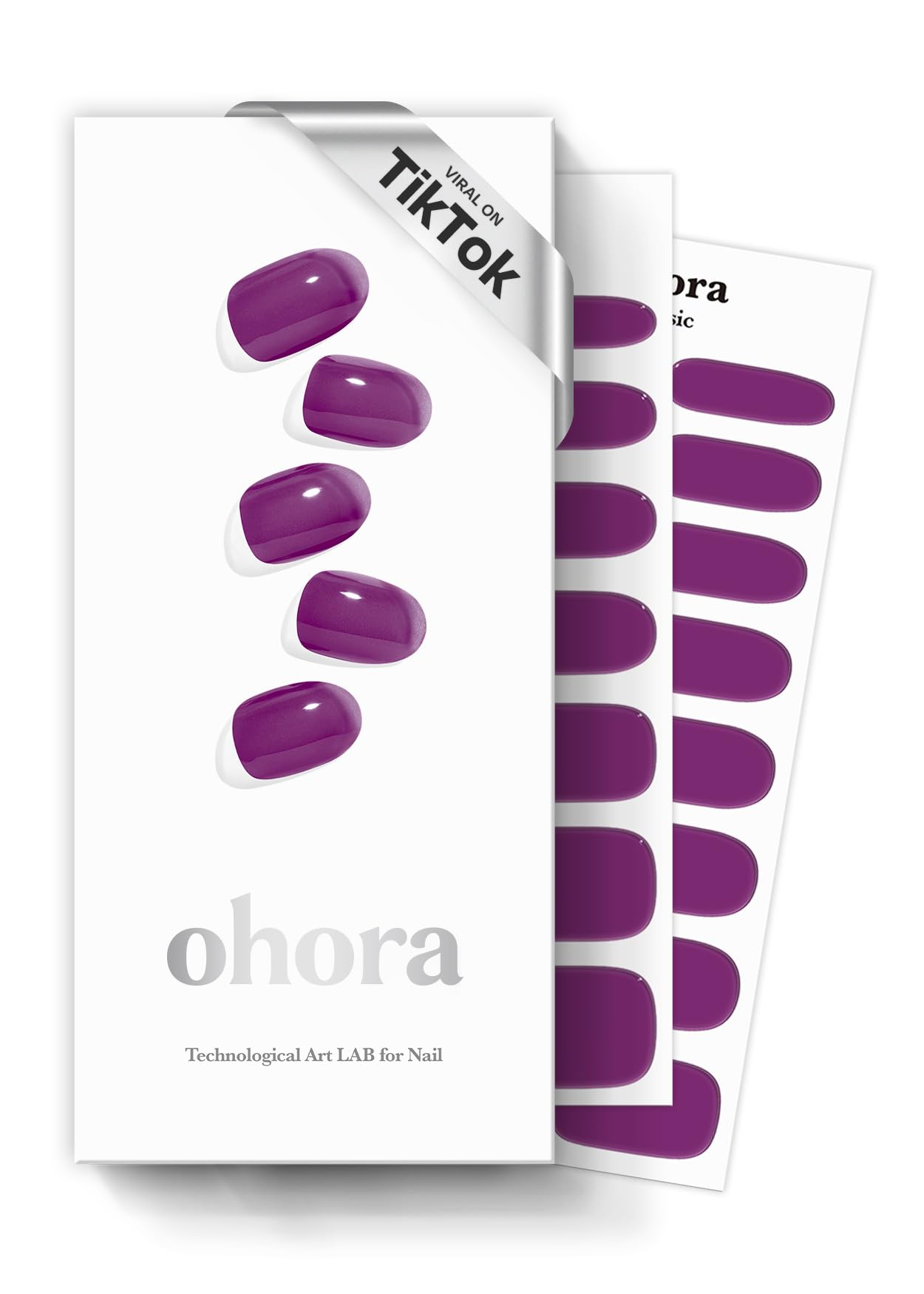 ohora front packaging showing purple tint and included kit benefits