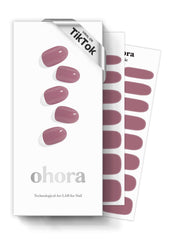 ohora front packaging showing N Bare Plum shade and kit contents for easy at-home use
