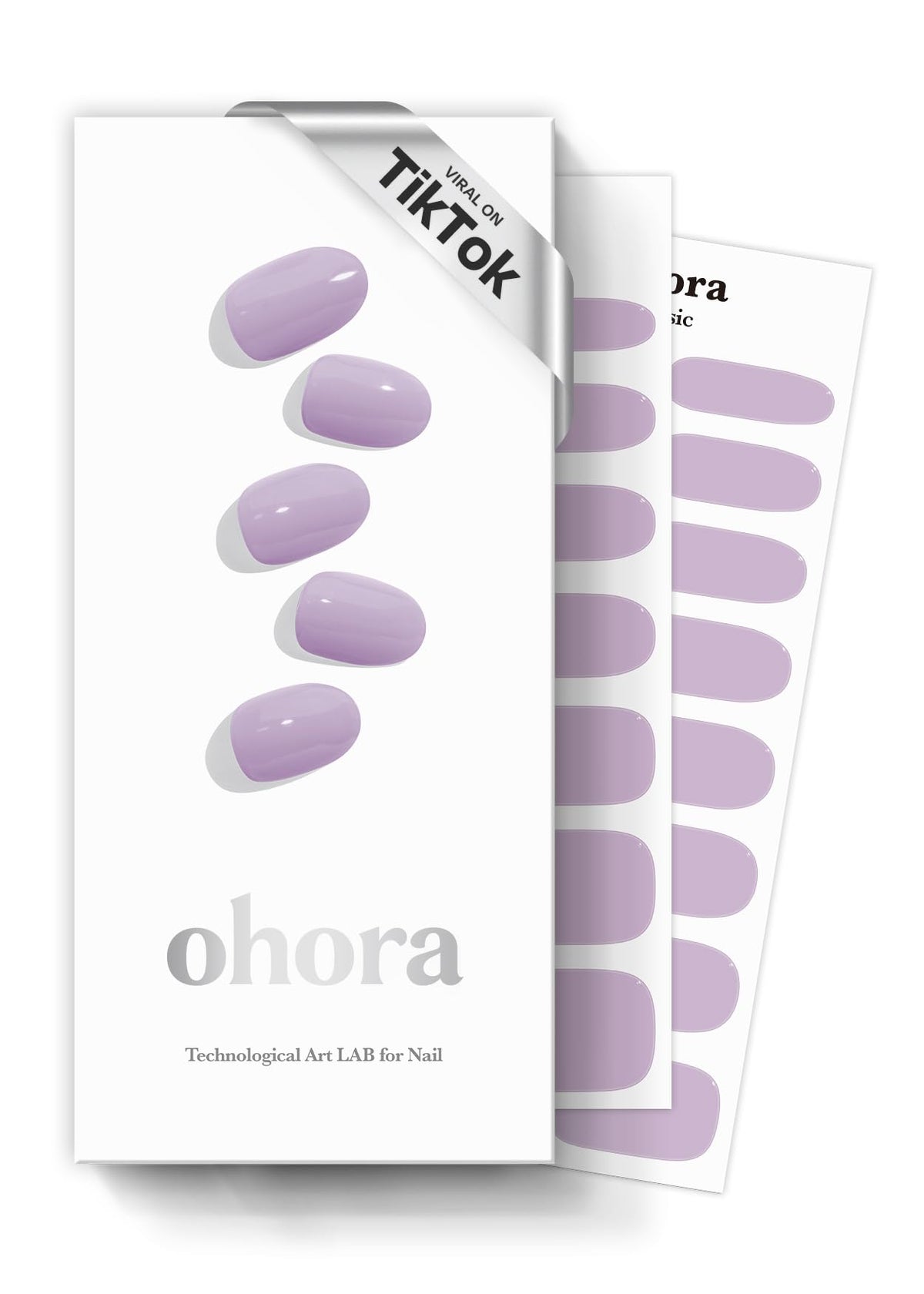 ohora front packaging showing N Blueberry Jam and included tools for quick salon results