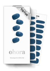 ohora packaging showing N Cream Indigo strips and tools for quick application
