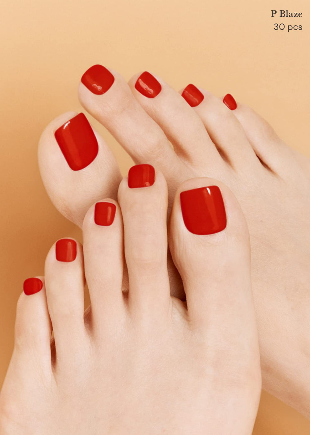 ohora pedi strip next to a ruler demonstrating sizes and scale for proper toe fit