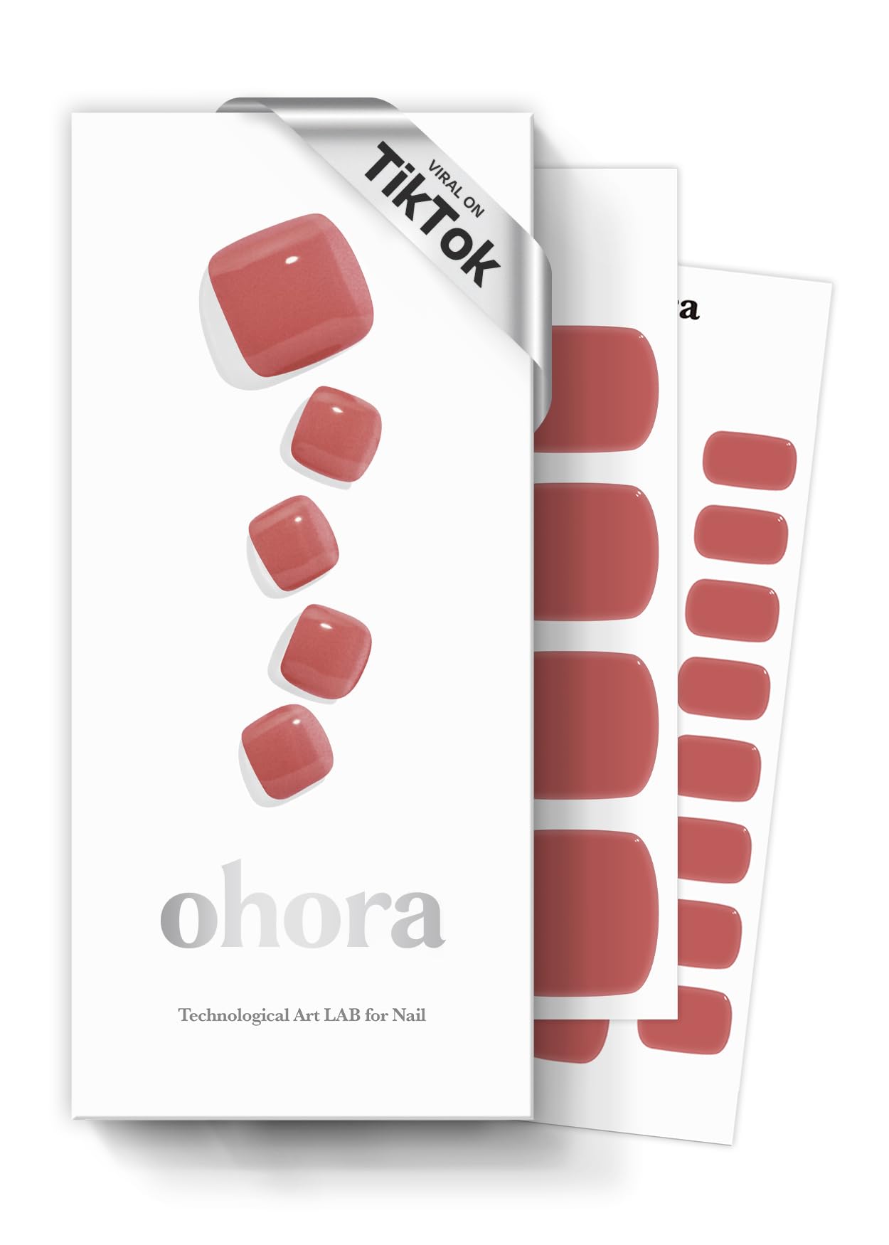ohora front packaging showing pedi kit and included tools for quick salon results