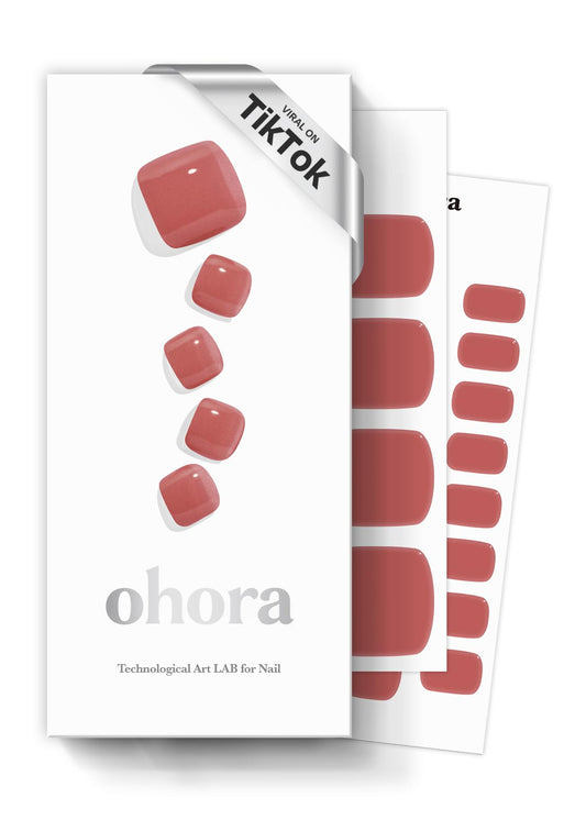 ohora front packaging showing pedi kit and included tools for quick salon results