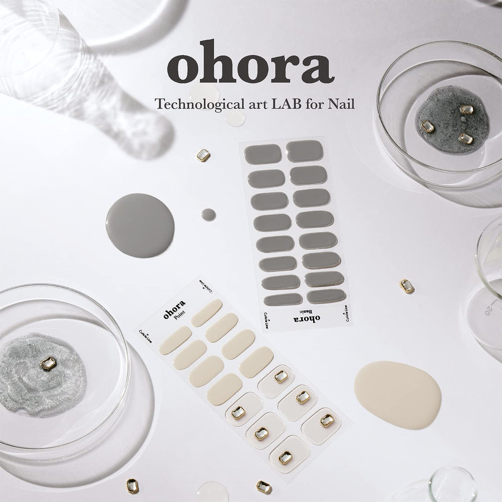 ohora finger next to strip for scale showing sizing accuracy and coverage