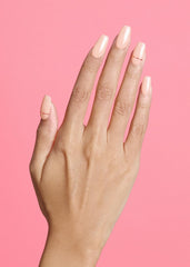 ohora close-up of nude gel strip texture showing smooth finish