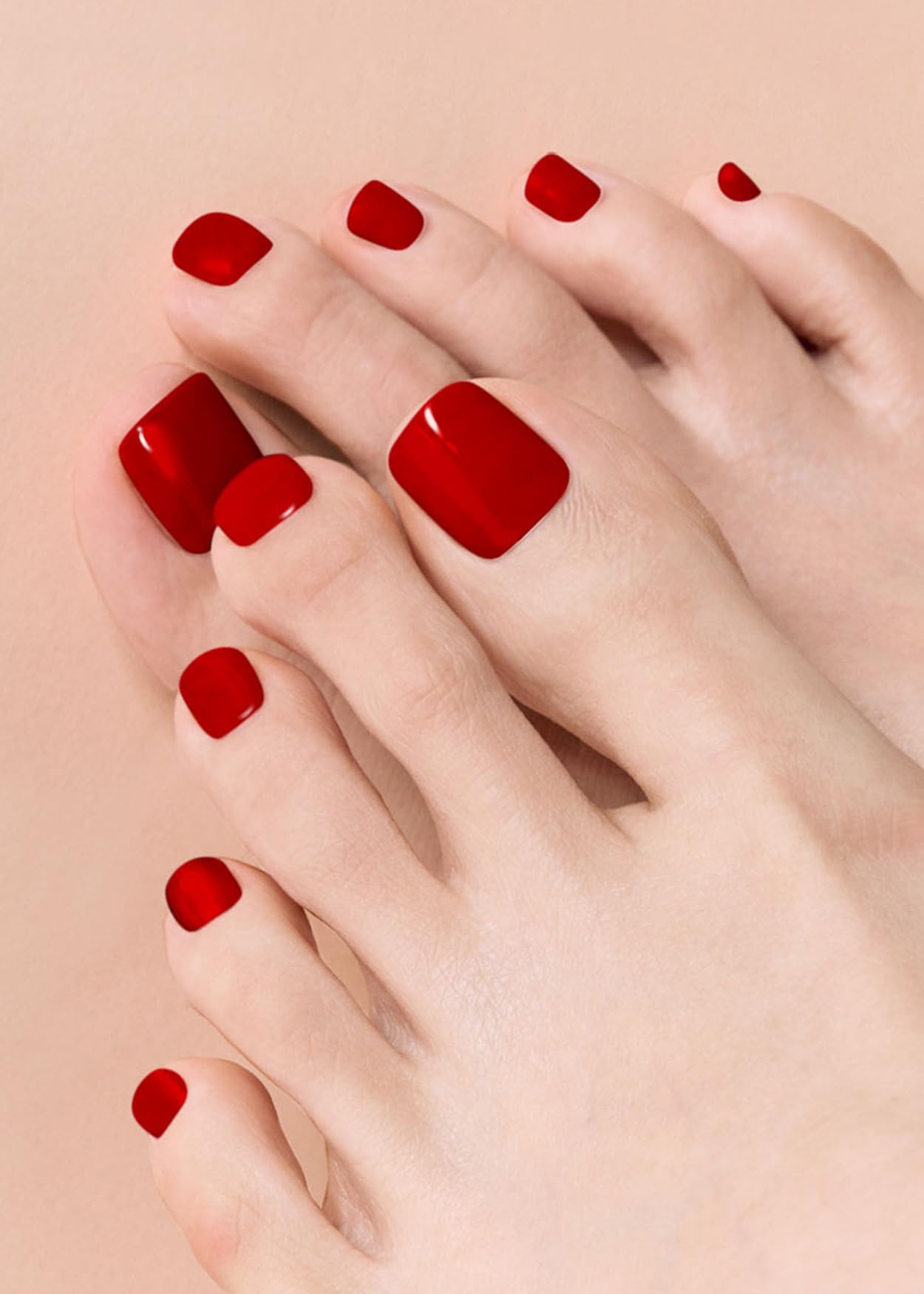 ohora close-up of gel strip texture and glossy finish highlighting smooth application benefit