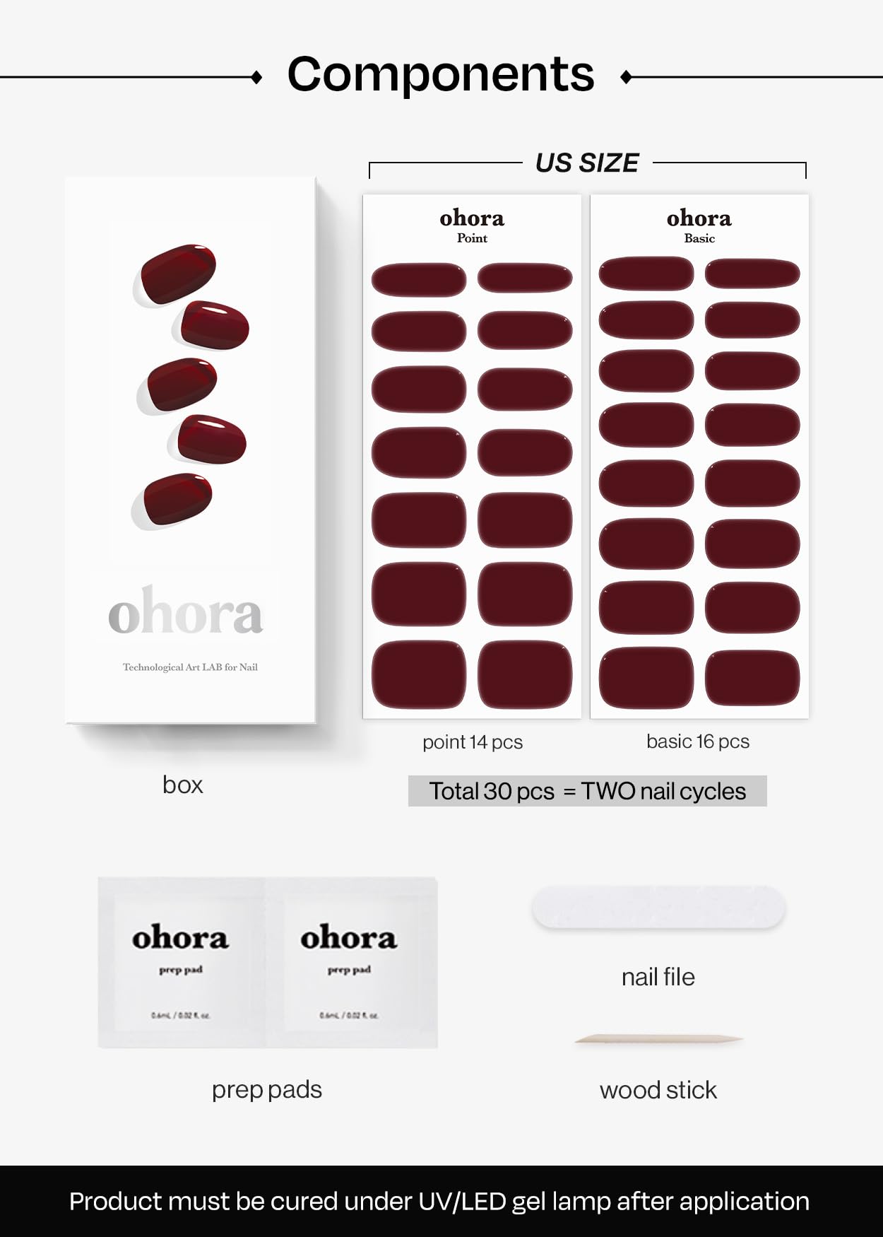 ohora curing under UV lamp showing durable, fully hardened shine