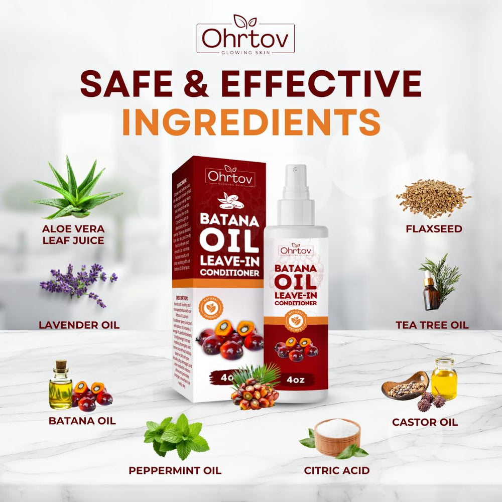 Ohrtov label and ingredients detail communicating natural formulation benefit