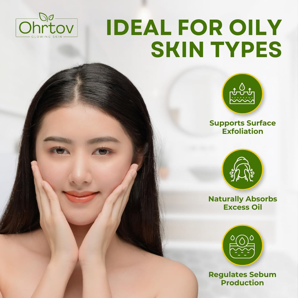 Rich lather from Ohrtov sulfur soap in hand for gentle cleansing