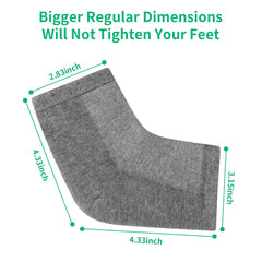 Ohtomber toeless design worn inside a sneaker demonstrating breathable daytime use