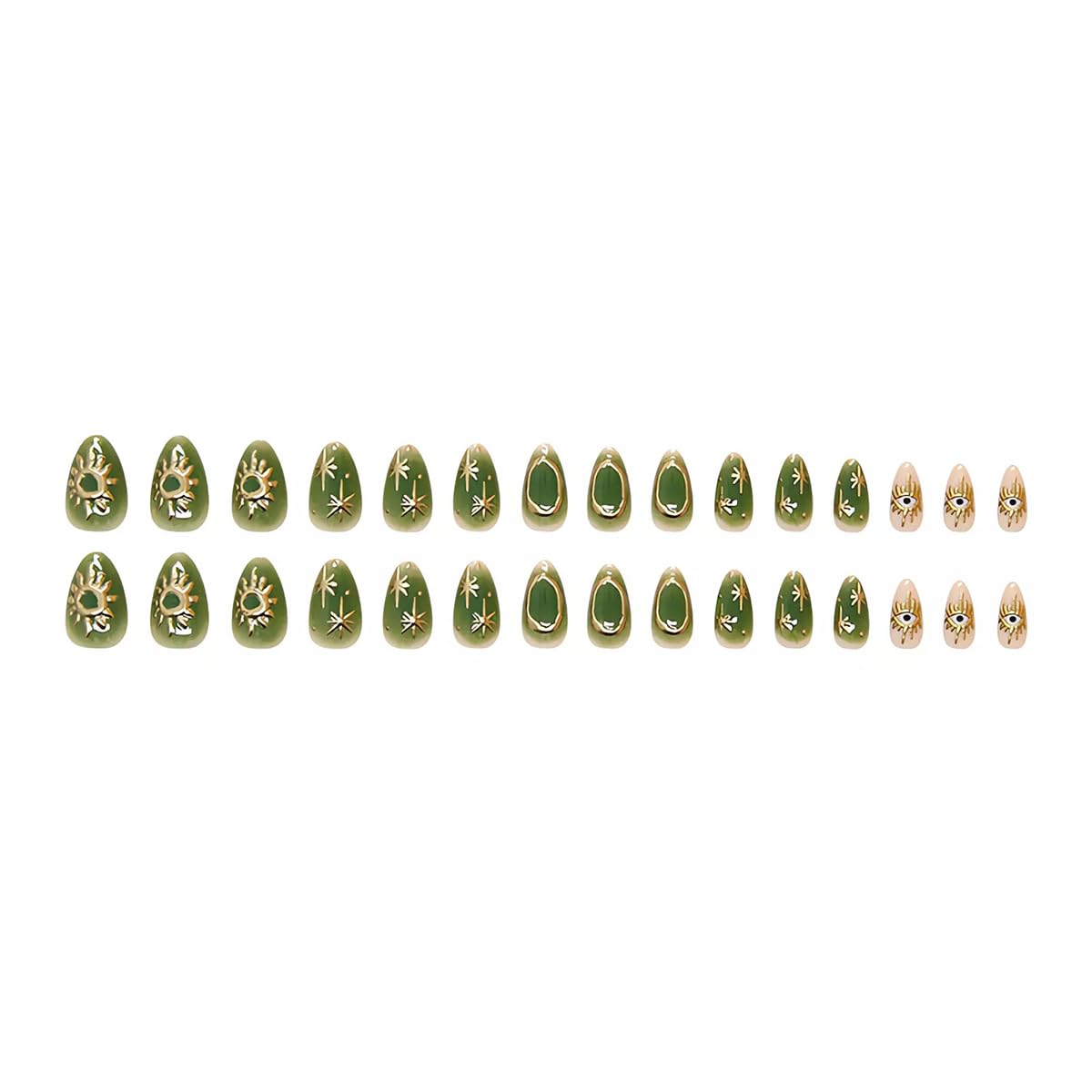 OHWODA nails held in hand to show medium length and true size benefit