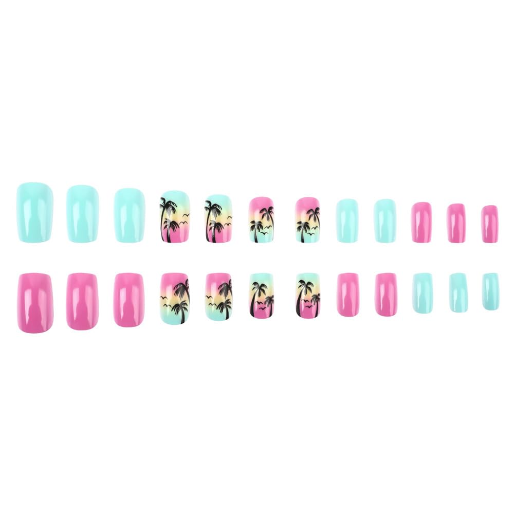 OHWODA nails applied on hand demonstrating quick at-home manicure and neat finish