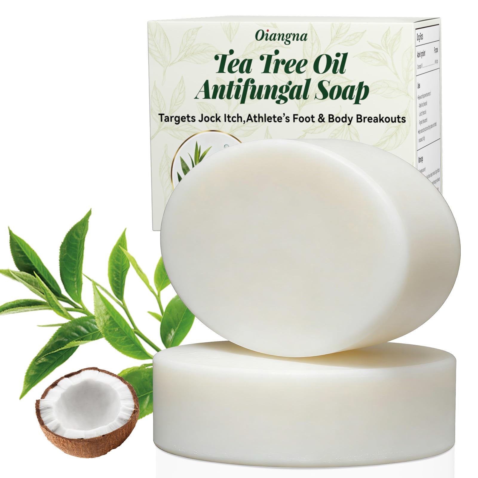 Oiangna soap on bathroom shelf suggesting reliable daily skincare routine
