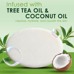 Oiangna close texture of soap bar highlighting gentle exfoliation