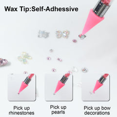 OIFEN precision tweezers detail in blue and pink for accurate placement