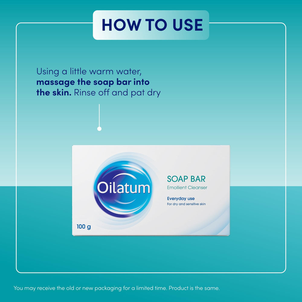 Baby bath scene using Oilatum soap demonstrating gentle care for infants