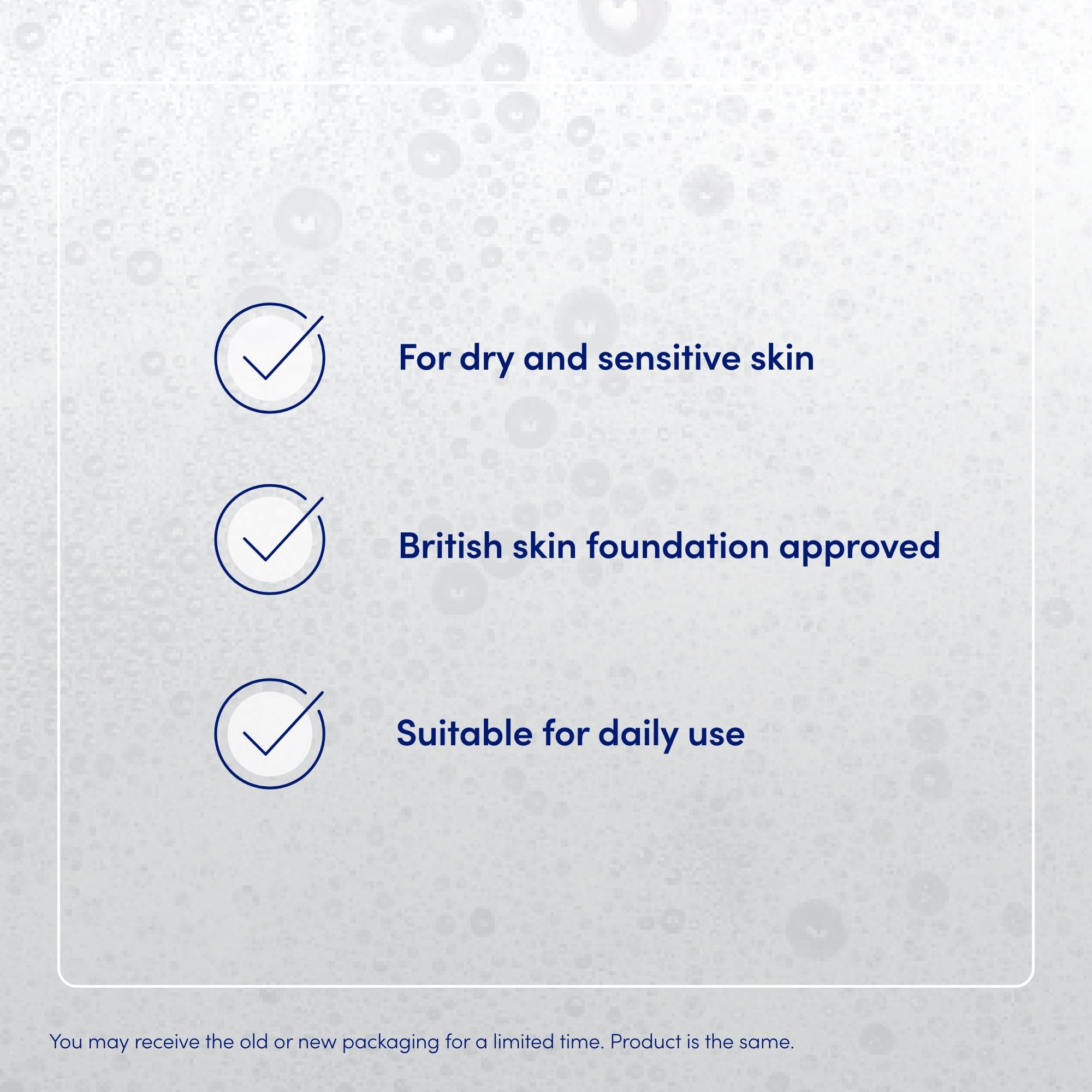 Ingredient label highlighting Oilatum liquid paraffin 7.5% for skin protection