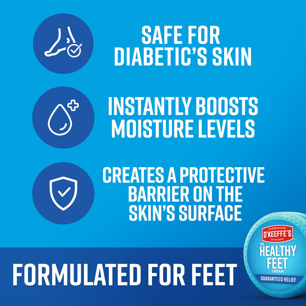 O'Keeffe's being applied to a cracked heel demonstrating targeted repair