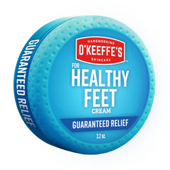 O'Keeffe's front jar view showing product and clear labeling for reliable relief