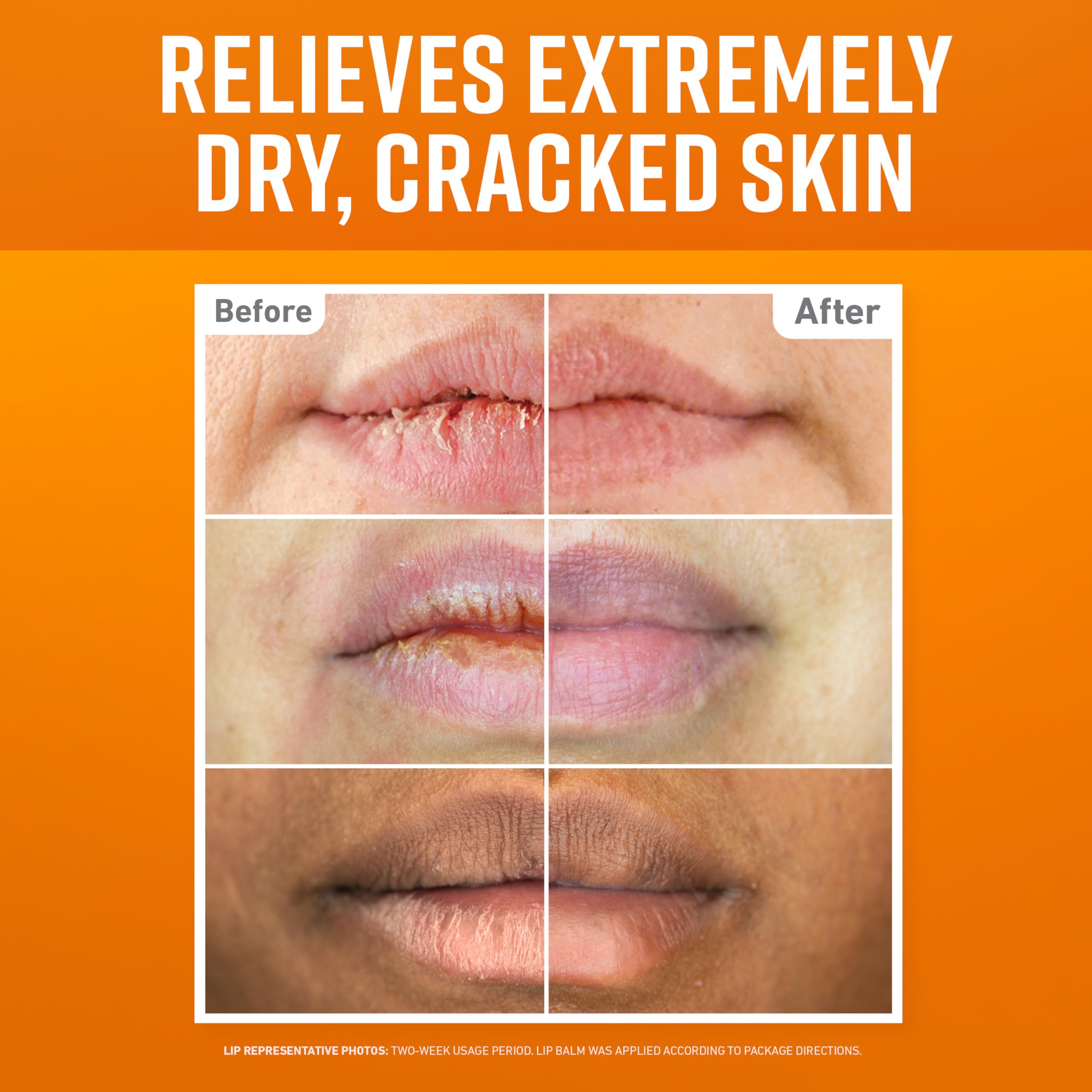 O'Keeffe's Cooling Relief stick close-up showing peppermint feel and soothing effect