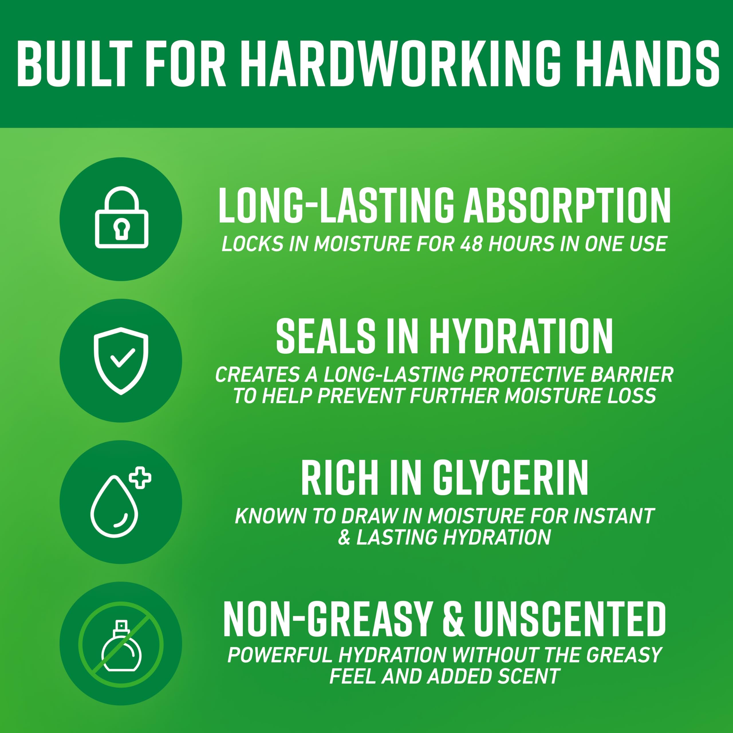 Before and after hands using O'Keeffe's showing improved skin condition
