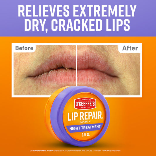 O'Keeffe's jar open revealing balm texture and concentrated moisturizing formula