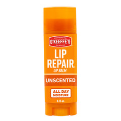 O'Keeffe's unscented stick front view showing clean protective balm