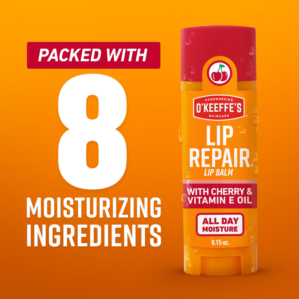O'Keeffe's balm texture close-up showing smooth glide and quick absorption benefit