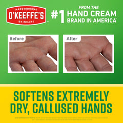 O'Keeffe's cream texture close-up showing rich, non-greasy formula that absorbs quickly