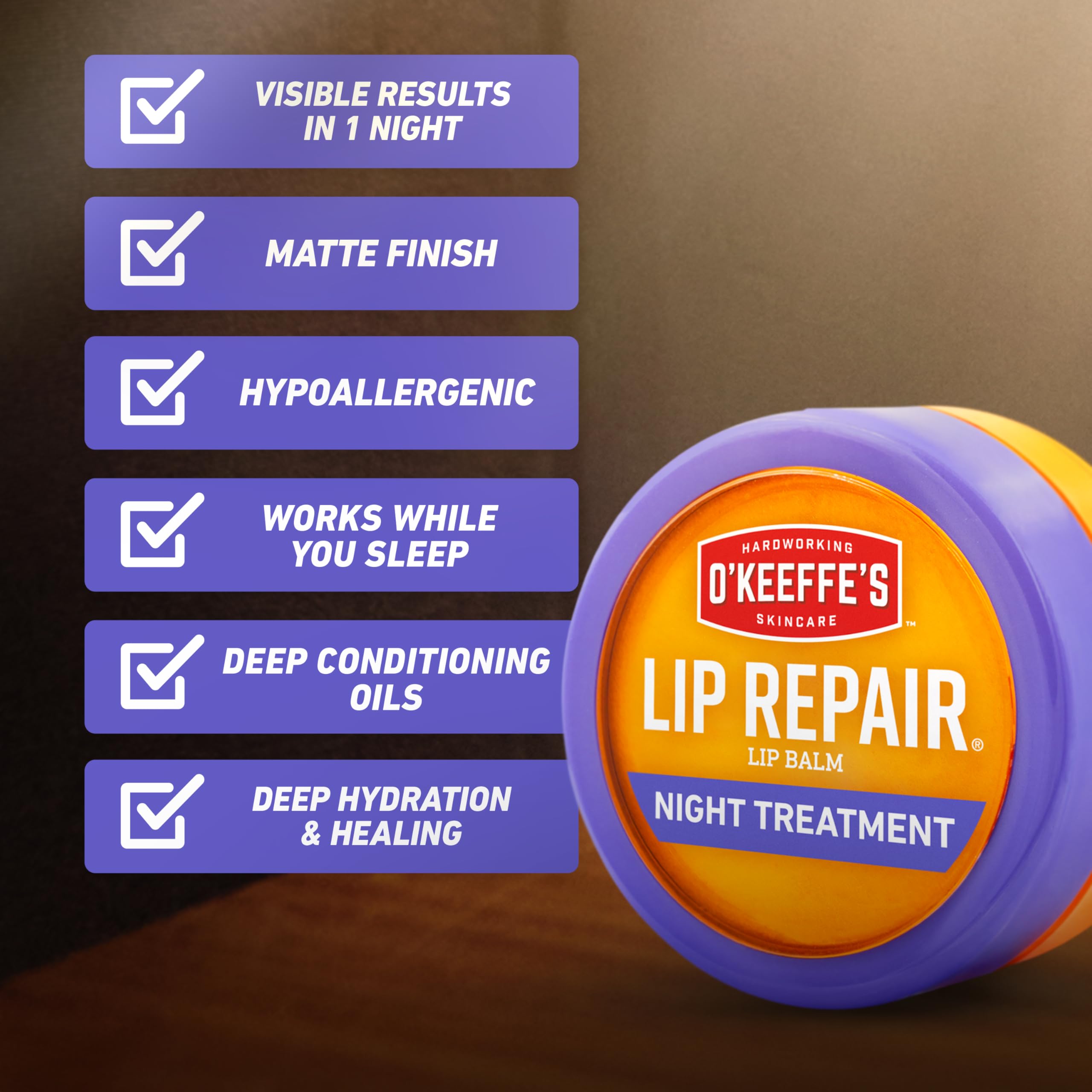 O'Keeffe's two-pack packaging displayed for home and travel convenience