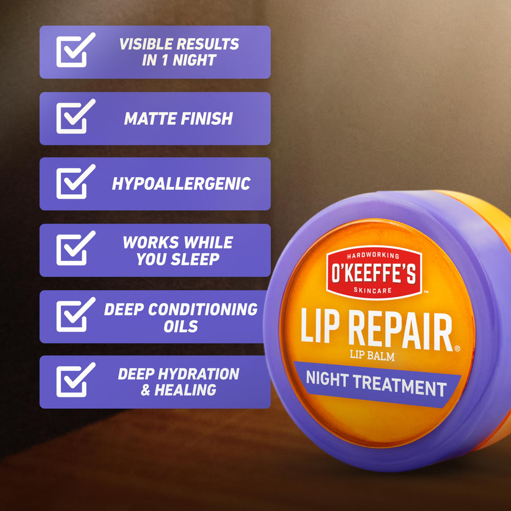 O'Keeffe's two-pack packaging displayed for home and travel convenience