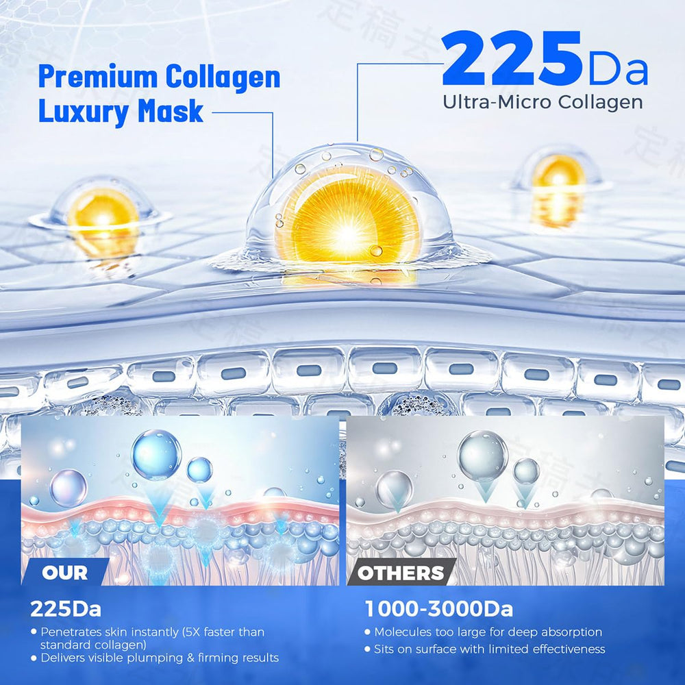 Okela ingredients label close-up showing collagen and hyaluronic acid benefits