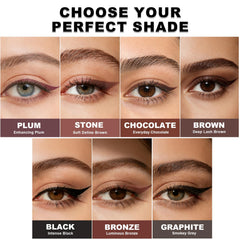 Okerker bronze shade applied on model showing warming effect and natural definition