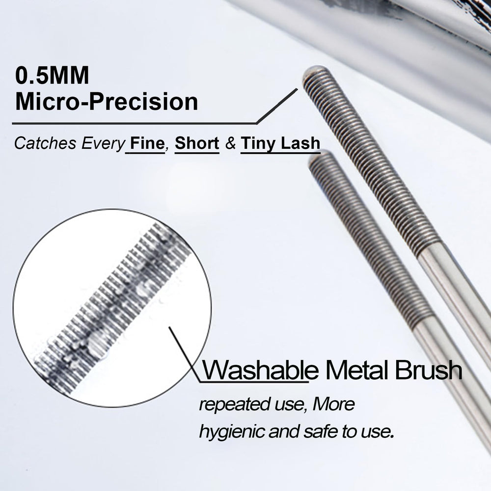Okerker brown mascara texture swatch showing smooth, buildable finish