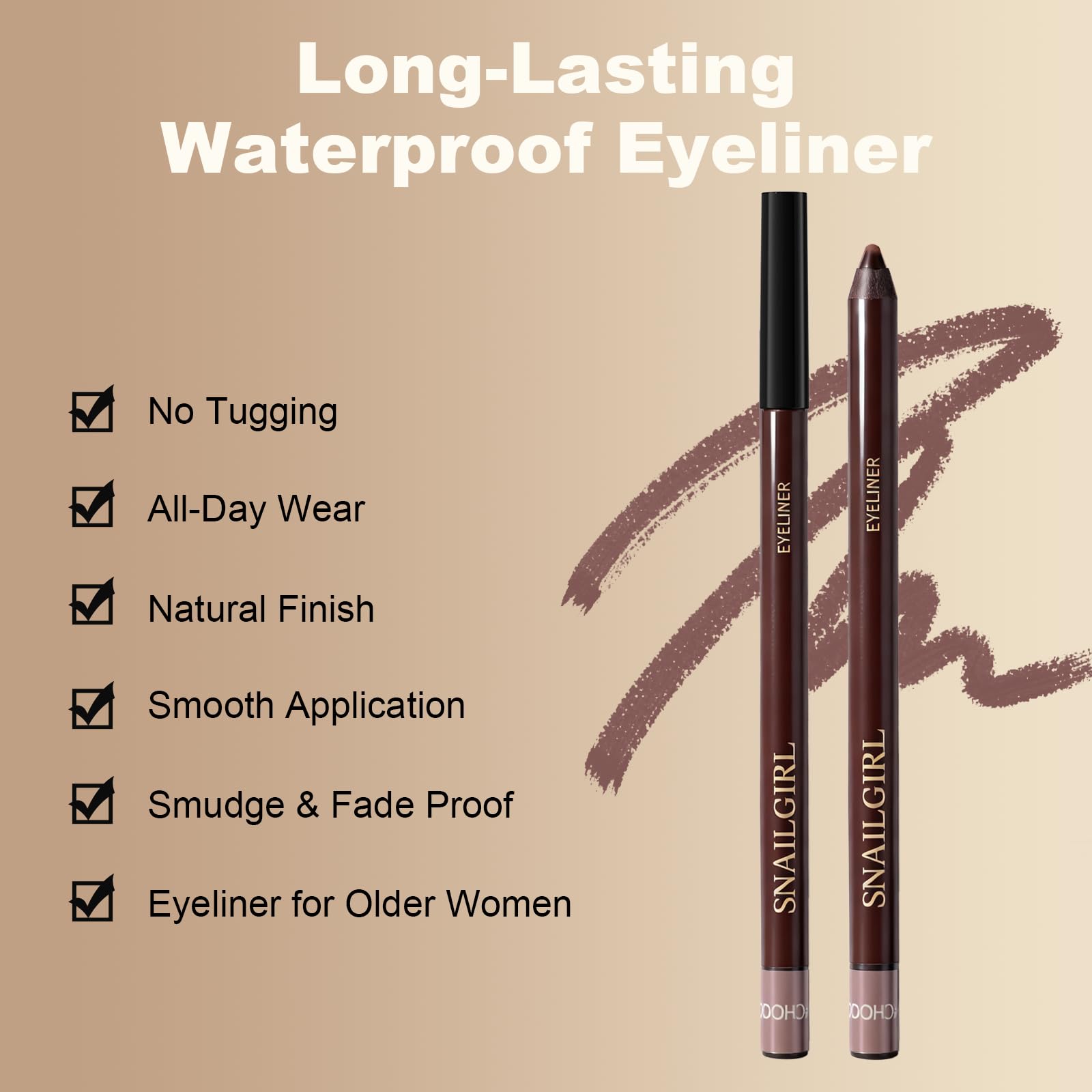 Okerker chocolate swatch on skin showing natural defining shade