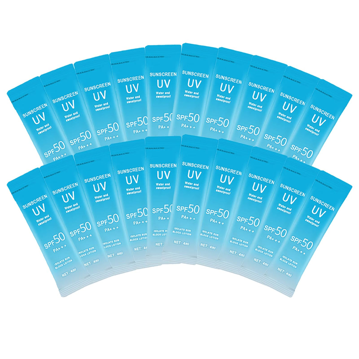 Okerker front packaging showing 20 mini sunscreen sticks and value