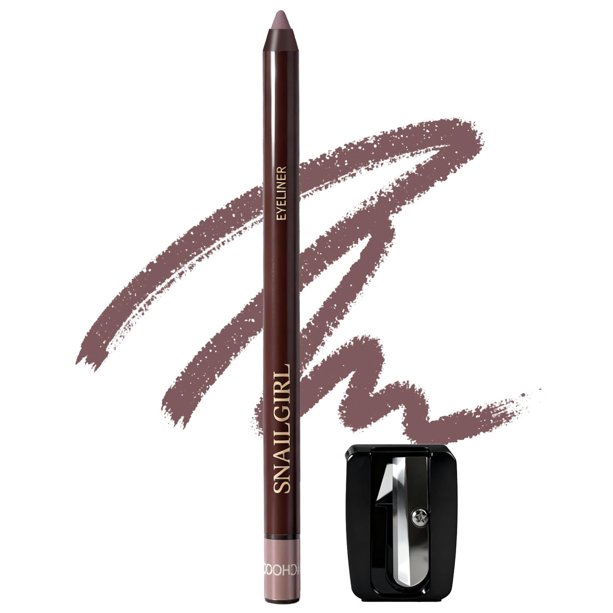 Okerker front packaging showing plum pencil with clear benefit travel-ready