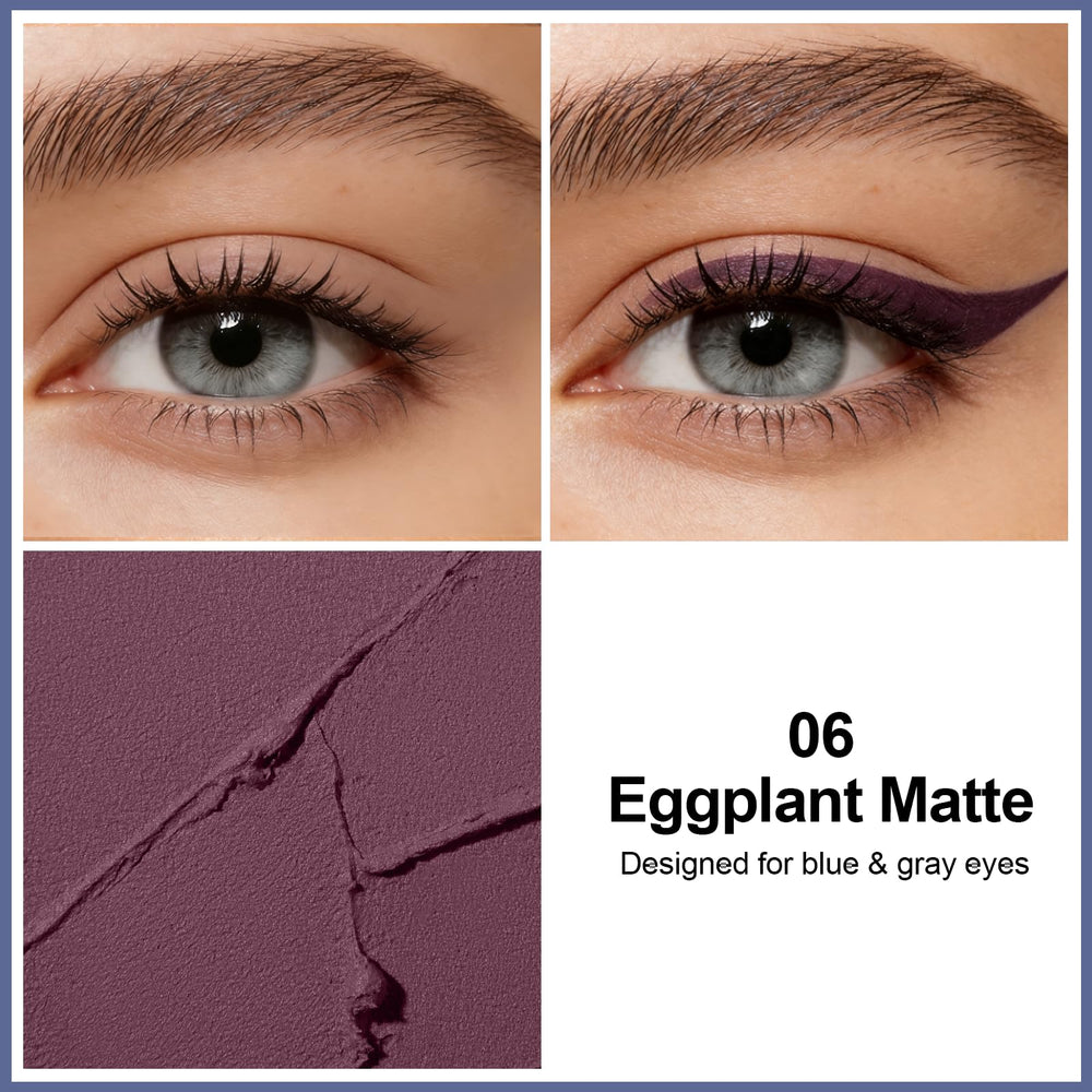 Okerker plum pencil tip closeup revealing creamy texture for precise lines