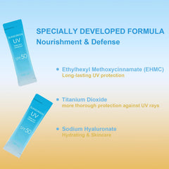 Okerker single sunscreen stick close-up highlighting easy twist-up use