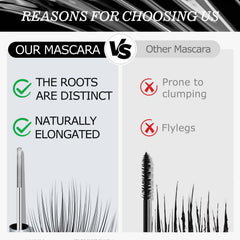 Woman wearing Okerker mascara lifestyle shot showing long-lasting wear