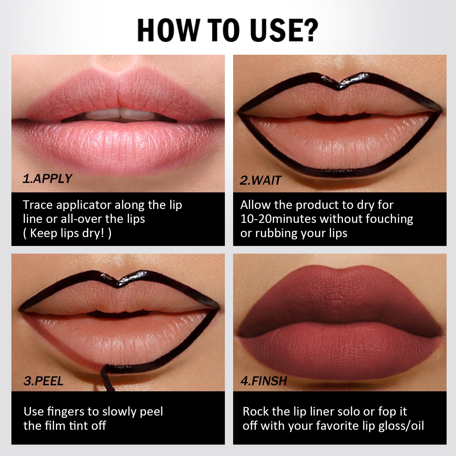 okgkaiau applying clean lip line showing effortless precision and control