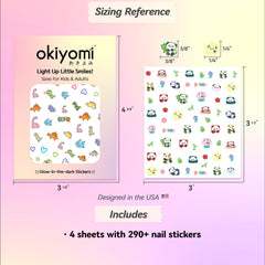 okiyomi lifestyle flatlay with sheets and tools presenting ready-to-use convenience
